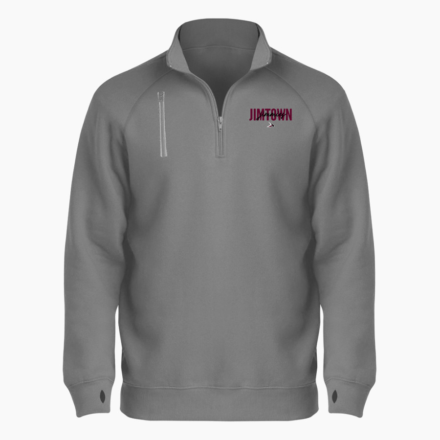 Jimtown Jimmies BSN SPORTS Men's Cotton Rich Fleece 1/4 Zip