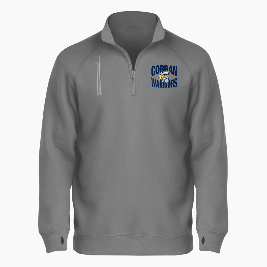 Corban Warriors <span class="pdp-name-mascot">Corban Warriors</span> BSN SPORTS Men's Cotton Rich Fleece 1/4 Zip