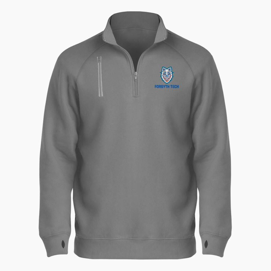 Forsyth Tech Trailblazers <span class="pdp-name-mascot">Forsyth Technical Community College Trailblazers</span> BSN SPORTS Men's Cotton Rich Fleece 1/4 Zip
