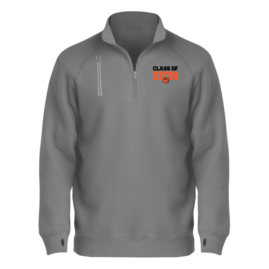 Scranton Bulldogs <span class="pdp-name-mascot">Scranton Middle School Bulldogs</span> BSN SPORTS Men's Cotton Rich Fleece 1/4 Zip
