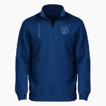 PARKVIEW CHRISTIAN ACADEMY FALCONS <span class="pdp-name-mascot">PARKVIEW CHRISTIAN FALCONS</span> BSN SPORTS Men's Cotton Rich Fleece 1/4 Zip Front Thumbnail