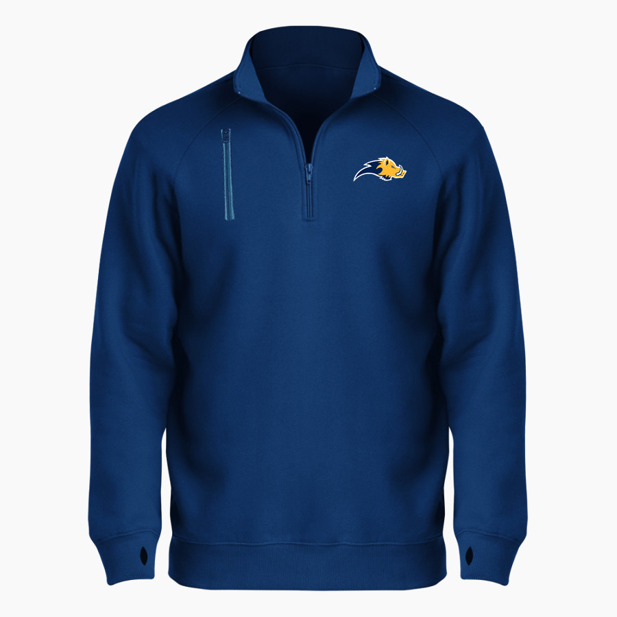 CHOATE ROSEMARY HALL WILD BOARS <span class="pdp-name-mascot">CHOATE ROSEMARY HALL WILD BOARS</span> BSN SPORTS Men's Cotton Rich Fleece 1/4 Zip