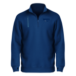 Weber Rams <span class="pdp-name-mascot">Weber Rams</span> BSN SPORTS Men's Cotton Rich Fleece 1/4 Zip Front Thumbnail