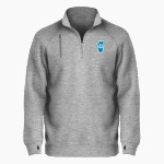 Aggie Sideline Store UC Davis BSN SPORTS Men's Cotton Rich Fleece 1/4 Zip Front Thumbnail