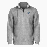 Oxford College of Emory University Eagles <span class="pdp-name-mascot">Oxford College of Emory University Eagles</span> BSN SPORTS Men's Cotton Rich Fleece 1/4 Zip Front Thumbnail
