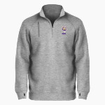 ADA HIGH SCHOOL BULLDOGS BSN SPORTS Men's Cotton Rich Fleece 1/4 Zip Front Thumbnail