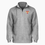 COFFEEVILLE HIGH SCHOOL PIRATES BSN SPORTS Men's Cotton Rich Fleece 1/4 Zip Front Thumbnail