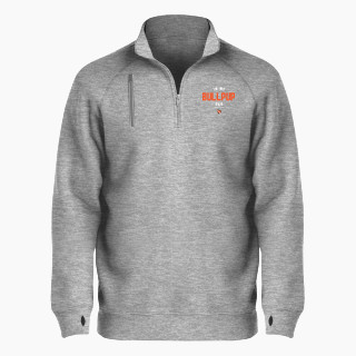 BSN SPORTS Men's Cotton Rich Fleece 1/4 Zip