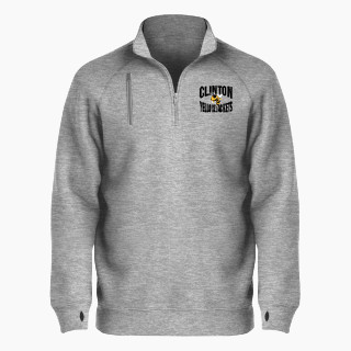 BSN SPORTS Men's Cotton Rich Fleece 1/4 Zip