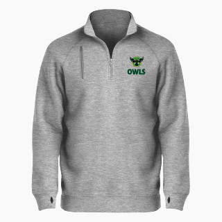 BSN SPORTS Men's Cotton Rich Fleece 1/4 Zip