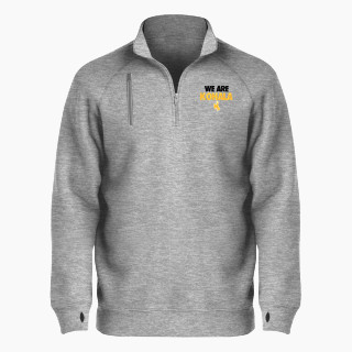 BSN SPORTS Men's Cotton Rich Fleece 1/4 Zip