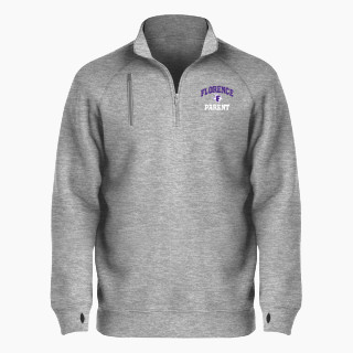 BSN SPORTS Men's Cotton Rich Fleece 1/4 Zip