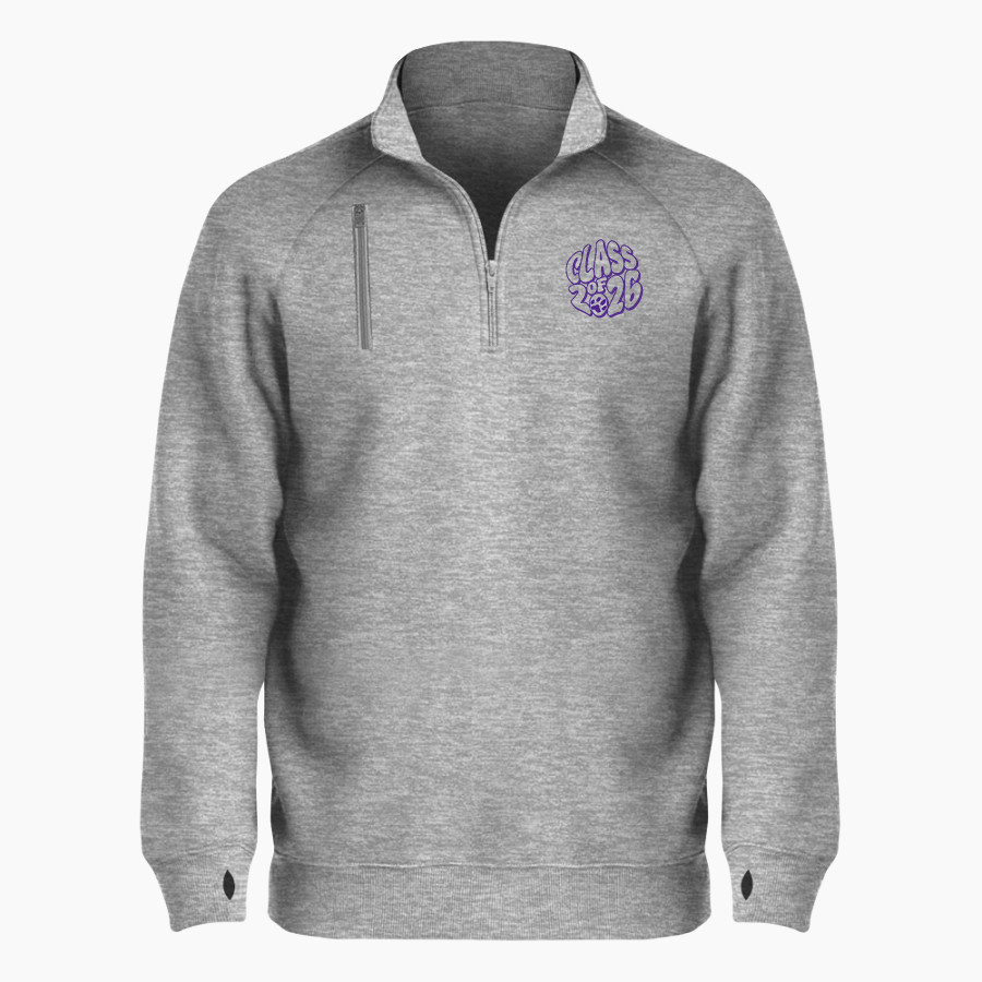 Josephinum Academy of the Sacred Heart <span class="pdp-name-mascot">Josephinum Academy Cougars</span> BSN SPORTS Men's Cotton Rich Fleece 1/4 Zip