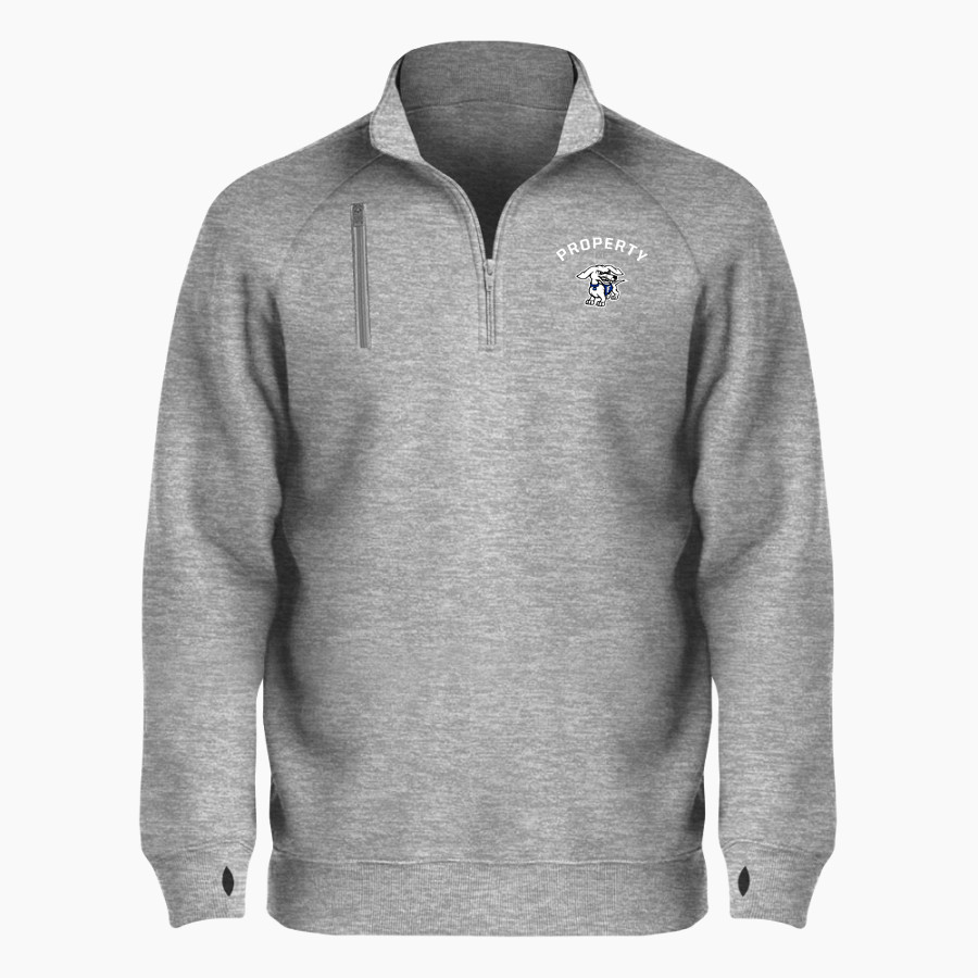Frankfort Hot Dogs <span class="pdp-name-mascot">Frankfort Hot Dogs</span> BSN SPORTS Men's Cotton Rich Fleece 1/4 Zip