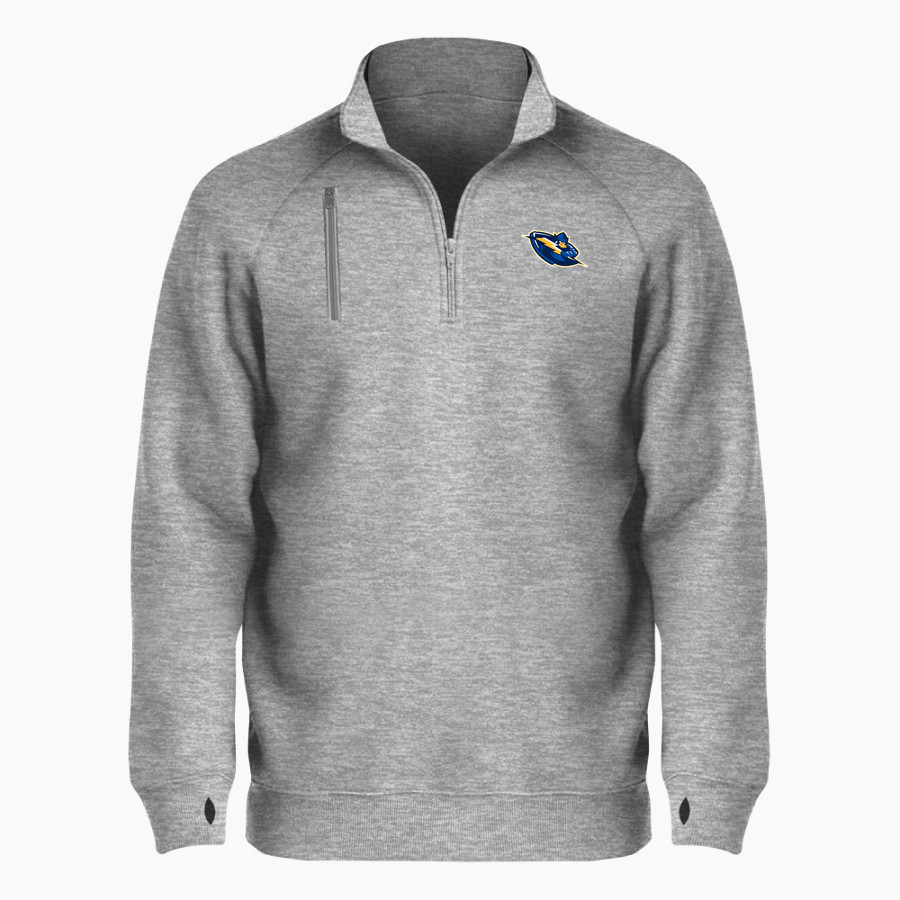GOLDEY-BEACOM Lightning BSN SPORTS Men's Cotton Rich Fleece 1/4 Zip