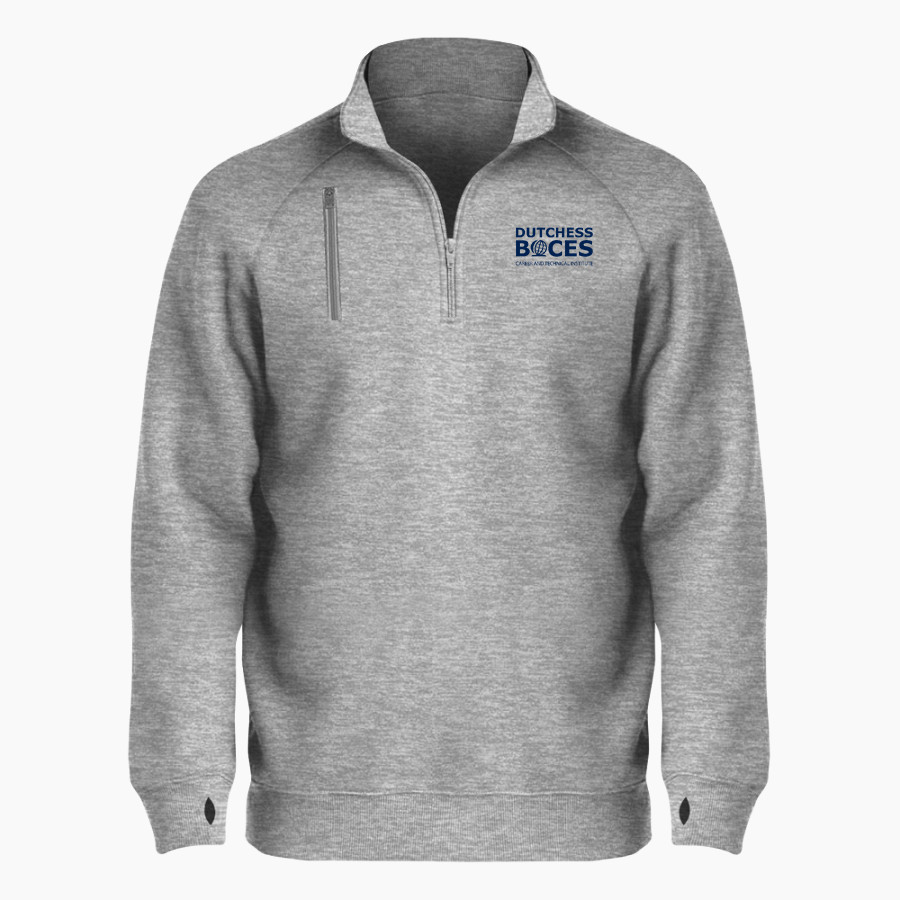 Dutchess BOCES <span class="pdp-name-mascot">Dutchess County BOCES</span> BSN SPORTS Men's Cotton Rich Fleece 1/4 Zip