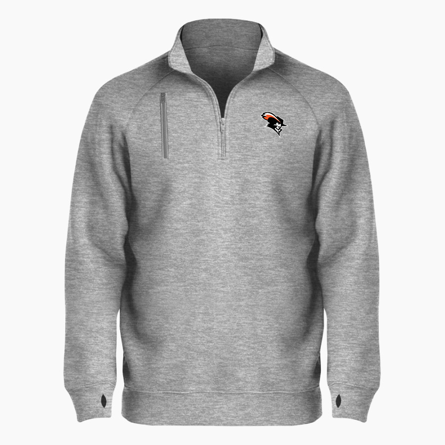 FORT JENNINGS HIGH SCHOOL MUSKETEERS BSN SPORTS Men's Cotton Rich Fleece 1/4 Zip