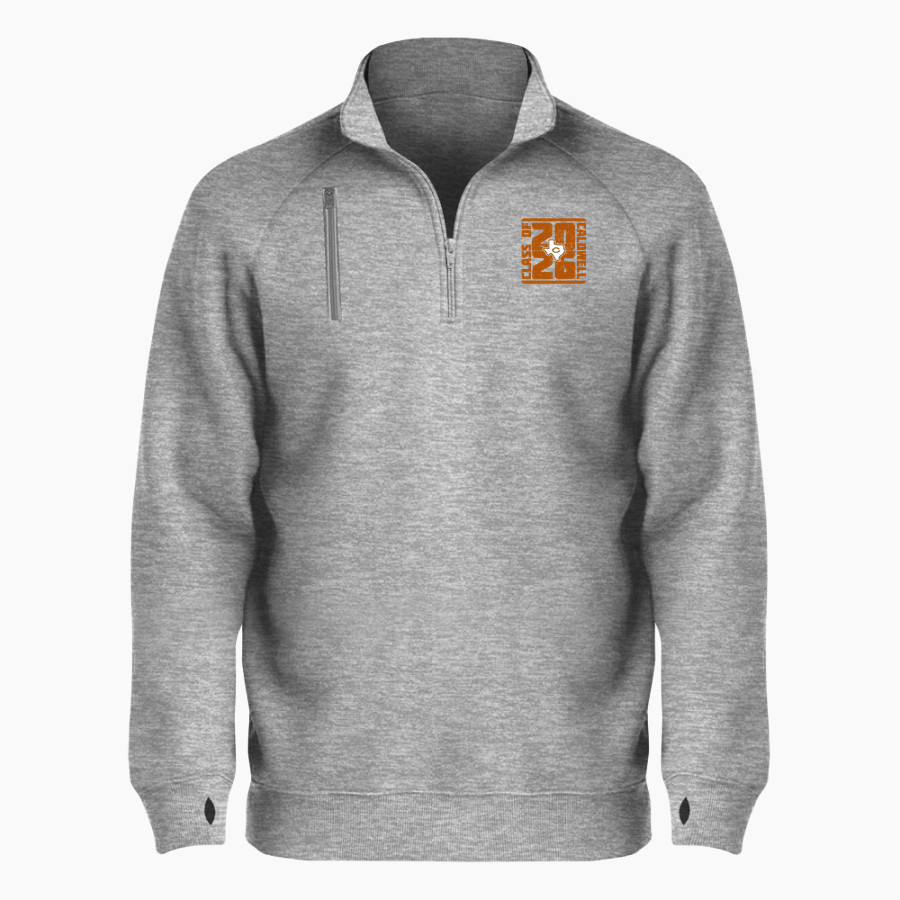 CALDWELL HIGH SCHOOL HORNETS <span class="pdp-name-mascot">CALDWELL HORNETS</span> BSN SPORTS Men's Cotton Rich Fleece 1/4 Zip