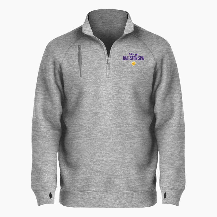 Ballston Spa Scotties The Official Online Store BSN SPORTS Men's Cotton Rich Fleece 1/4 Zip