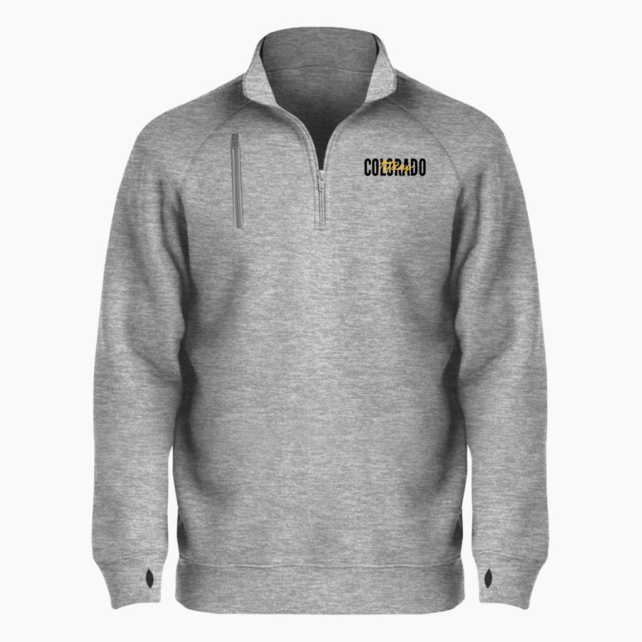 Colorado Titans The Official Online Store BSN SPORTS Men's Cotton Rich Fleece 1/4 Zip