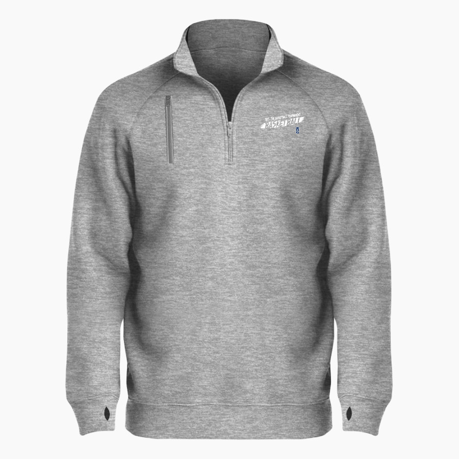Tbt - The Basketball Tournament Basketball <span class="pdp-name-mascot">Tbt - The Basketball Tournament Basketball</span> BSN SPORTS Men's Cotton Rich Fleece 1/4 Zip