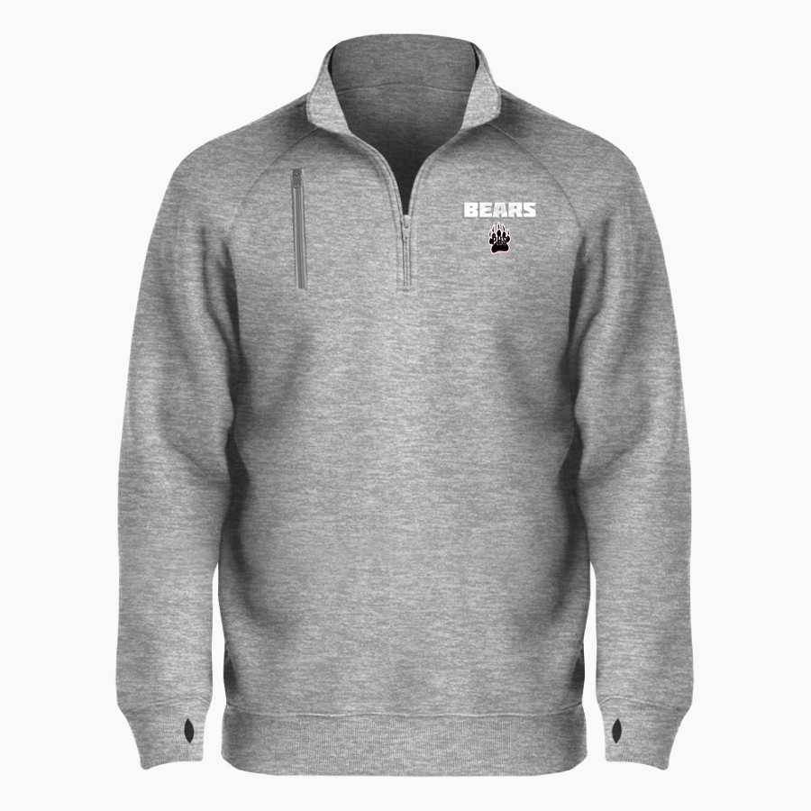 Paideia High Bears <span class="pdp-name-mascot">Paideia High School Bears</span> BSN SPORTS Men's Cotton Rich Fleece 1/4 Zip