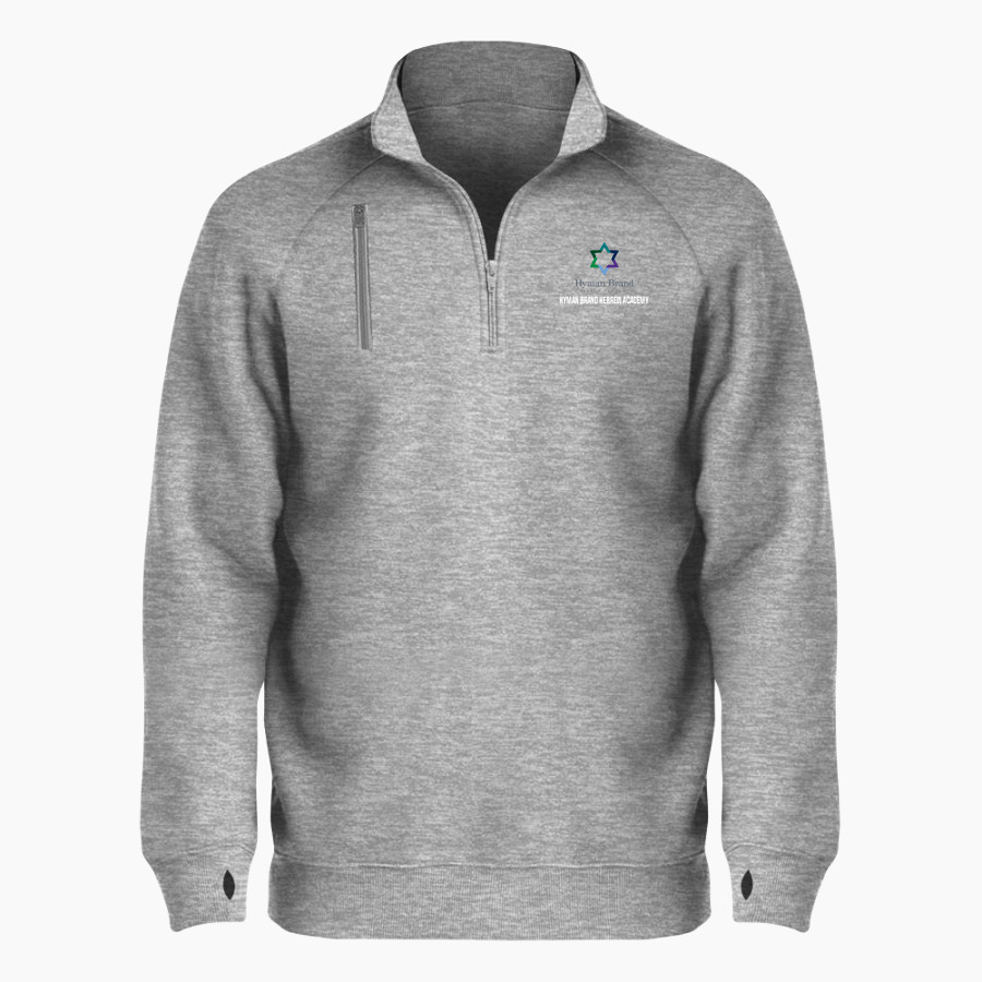 Hyman Brand Hebrew Academy Rams <span class="pdp-name-mascot">Hyman Brand Hebrew Academy Rams</span> BSN SPORTS Men's Cotton Rich Fleece 1/4 Zip