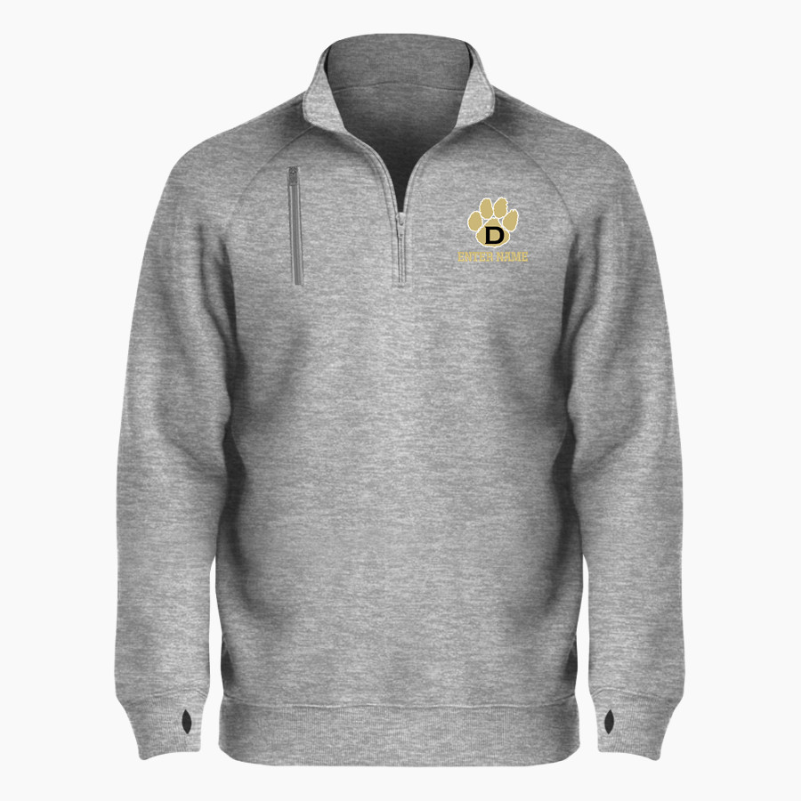 DEKALB HIGH SCHOOL TIGERS <span class="pdp-name-mascot">DEKALB TIGERS</span> BSN SPORTS Men's Cotton Rich Fleece 1/4 Zip