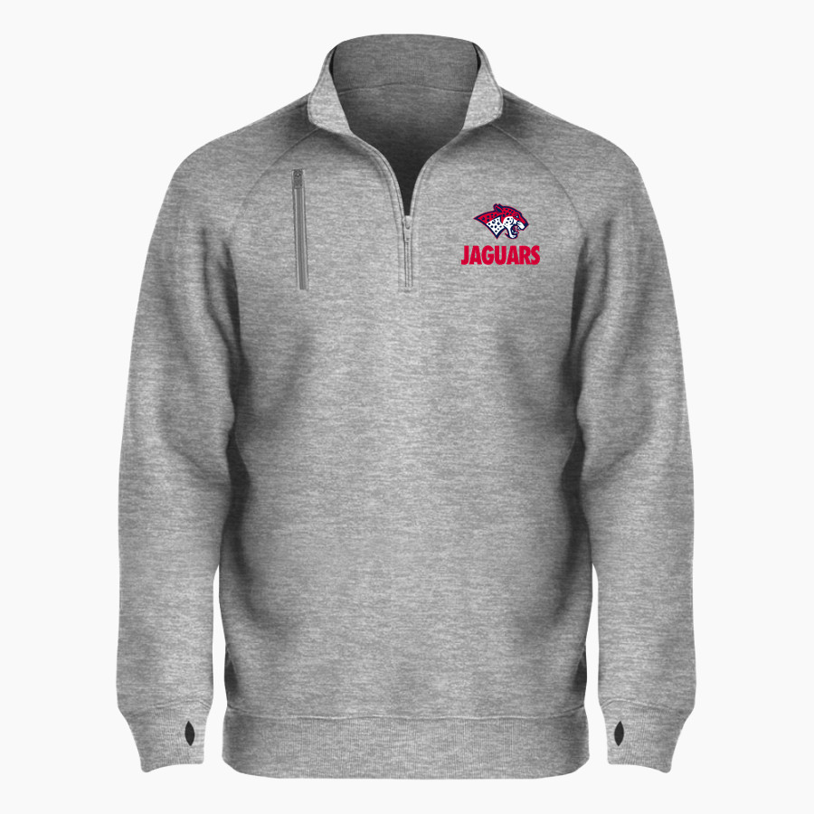 Frontier Trail Jaguars <span class="pdp-name-mascot">Frontier Trail Jaguars</span> BSN SPORTS Men's Cotton Rich Fleece 1/4 Zip