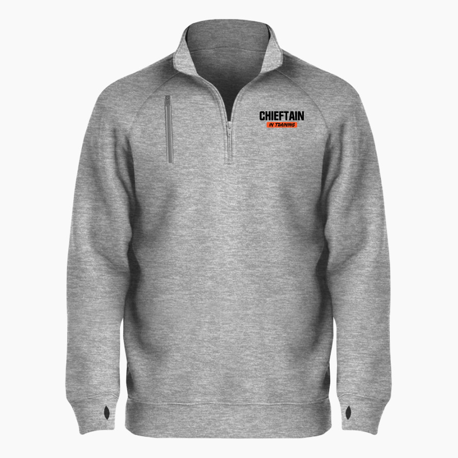 Dowagiac Chieftains <span class="pdp-name-mascot">Dowagiac Chieftains</span> BSN SPORTS Men's Cotton Rich Fleece 1/4 Zip