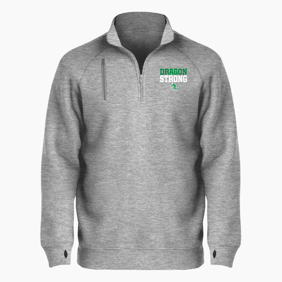 St. Mary's Dragons <span class="pdp-name-mascot">St. Mary's Dragons</span> BSN SPORTS Men's Cotton Rich Fleece 1/4 Zip