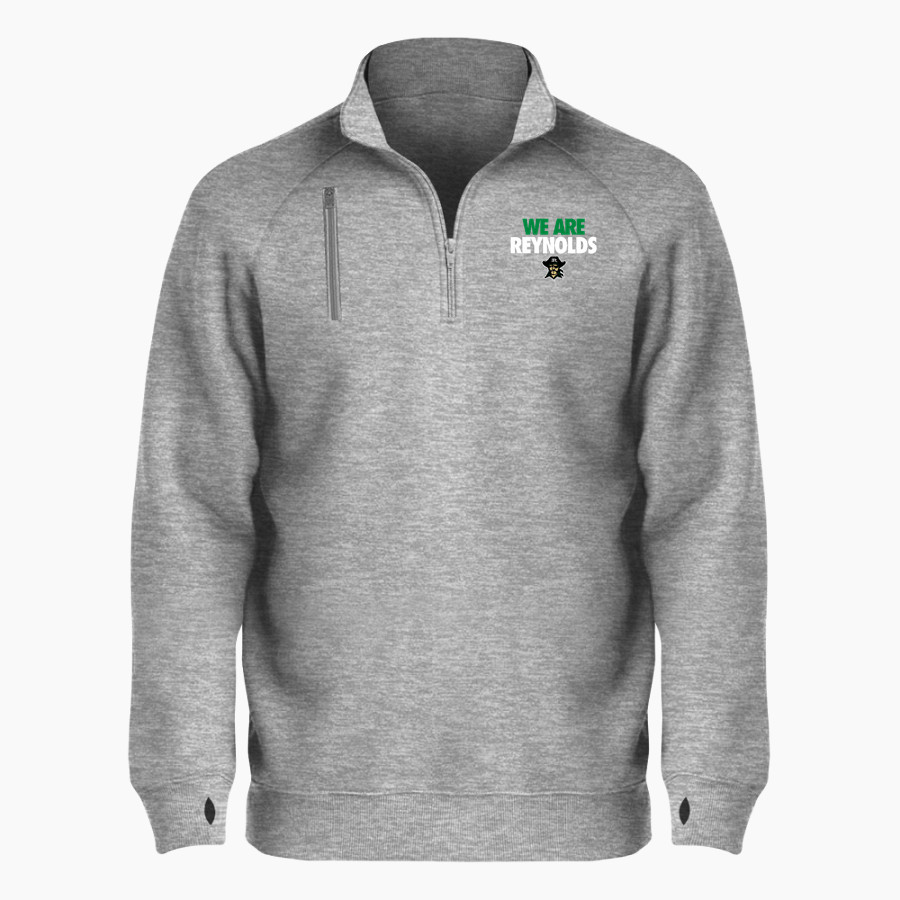 REYNOLDS HIGH SCHOOL RAIDERS <span class="pdp-name-mascot">REYNOLDS RAIDERS</span> BSN SPORTS Men's Cotton Rich Fleece 1/4 Zip