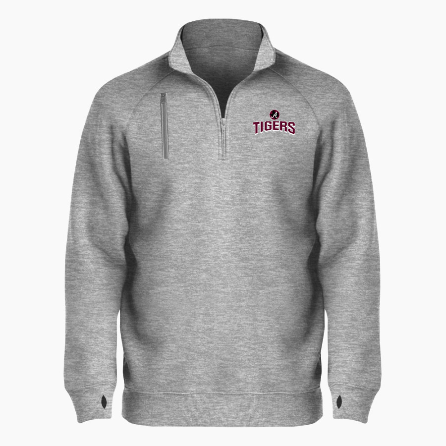 ARP HIGH SCHOOL TIGERS <span class="pdp-name-mascot">ARP TIGERS</span> BSN SPORTS Men's Cotton Rich Fleece 1/4 Zip