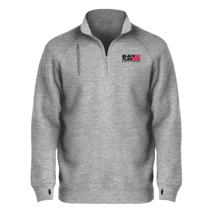 Black Flag Strength & Conditioning Black Flag Strength <span class="pdp-name-mascot">Black Flag Strength & Conditioning</span> BSN SPORTS Men's Cotton Rich Fleece 1/4 Zip