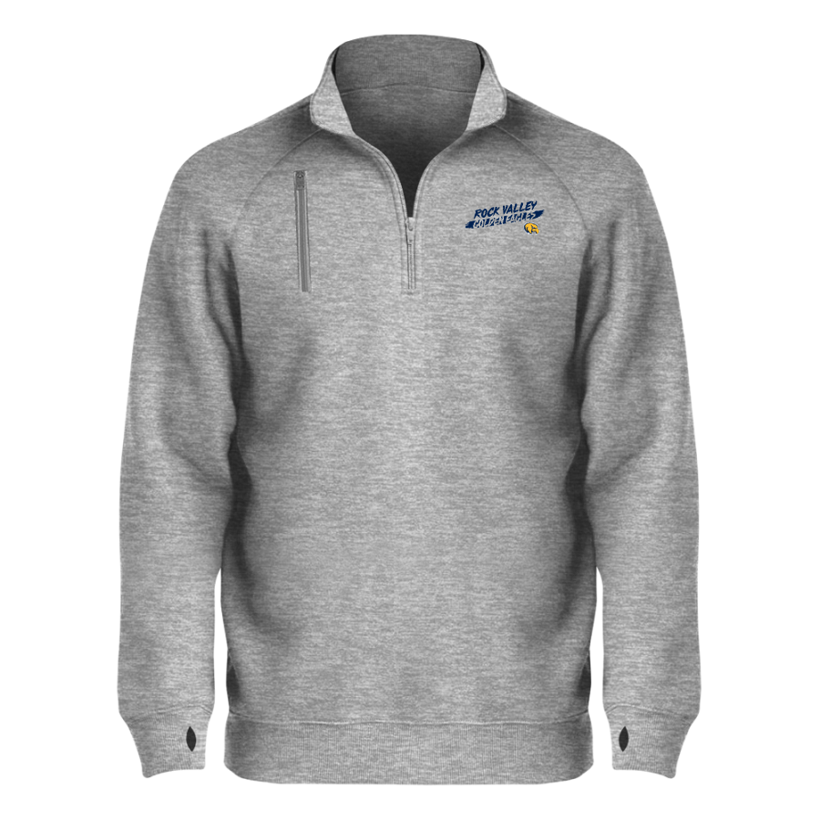 Rock Valley Golden Eagles <span class="pdp-name-mascot">Rock Valley Golden Eagles</span> BSN SPORTS Men's Cotton Rich Fleece 1/4 Zip