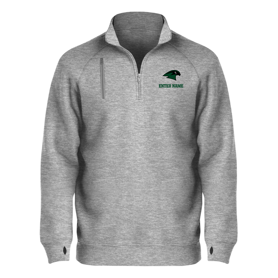 STALEY HIGH SCHOOL FALCONS <span class="pdp-name-mascot">STALEY FALCONS</span> BSN SPORTS Men's Cotton Rich Fleece 1/4 Zip