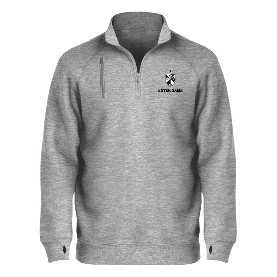 Fenwick Friars The Official Online Store <span class="pdp-name-mascot">Fenwick Friars</span> BSN SPORTS Men's Cotton Rich Fleece 1/4 Zip