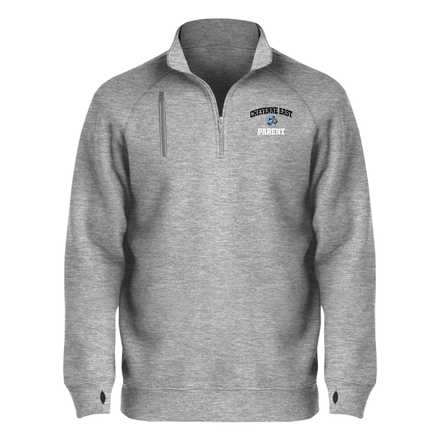 CHEYENNE EAST HIGH SCHOOL THUNDERBIRDS <span class="pdp-name-mascot">CHEYENNE EAST THUNDERBIRDS</span> BSN SPORTS Men's Cotton Rich Fleece 1/4 Zip
