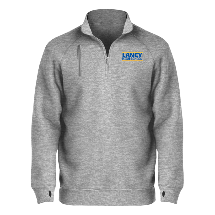 Laney Buccaneers <span class="pdp-name-mascot">Laney Buccaneers</span> BSN SPORTS Men's Cotton Rich Fleece 1/4 Zip