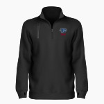 CROW HIGH SCHOOL Cougars Online Store <span class="pdp-name-mascot">CROW COUGARS</span> BSN SPORTS Women's Cotton Rich Fleece 1/4 Zip Front Thumbnail