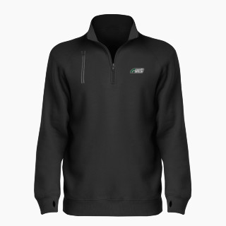 BSN SPORTS Women's Cotton Rich Fleece 1/4 Zip