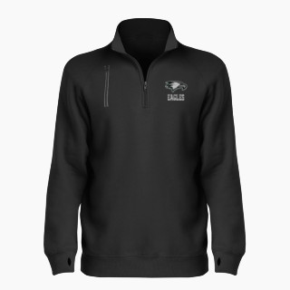 BSN SPORTS Women's Cotton Rich Fleece 1/4 Zip