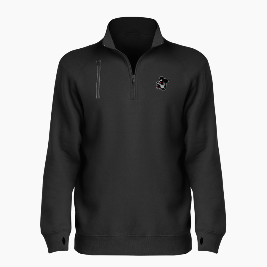 Mt. Hood Community College Mt. Hood Community C <span class="pdp-name-mascot">Mt. Hood Community College</span> BSN SPORTS Women's Cotton Rich Fleece 1/4 Zip