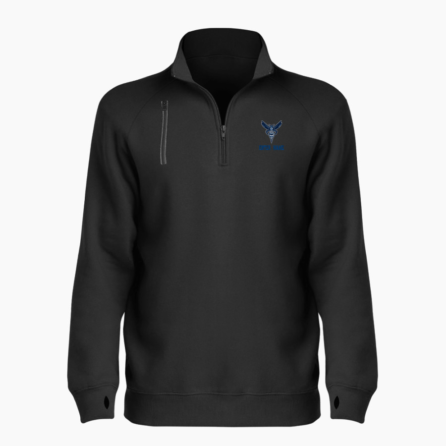 Kipp Delta Collegiate Blue Hornets <span class="pdp-name-mascot">Kipp Delta Collegiate Blue Hornets</span> BSN SPORTS Women's Cotton Rich Fleece 1/4 Zip