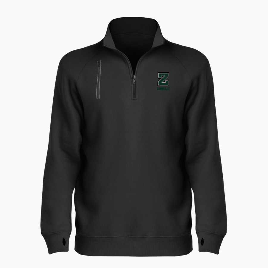 Zionsville Eagles <span class="pdp-name-mascot">Zionsville Eagles</span> BSN SPORTS Women's Cotton Rich Fleece 1/4 Zip