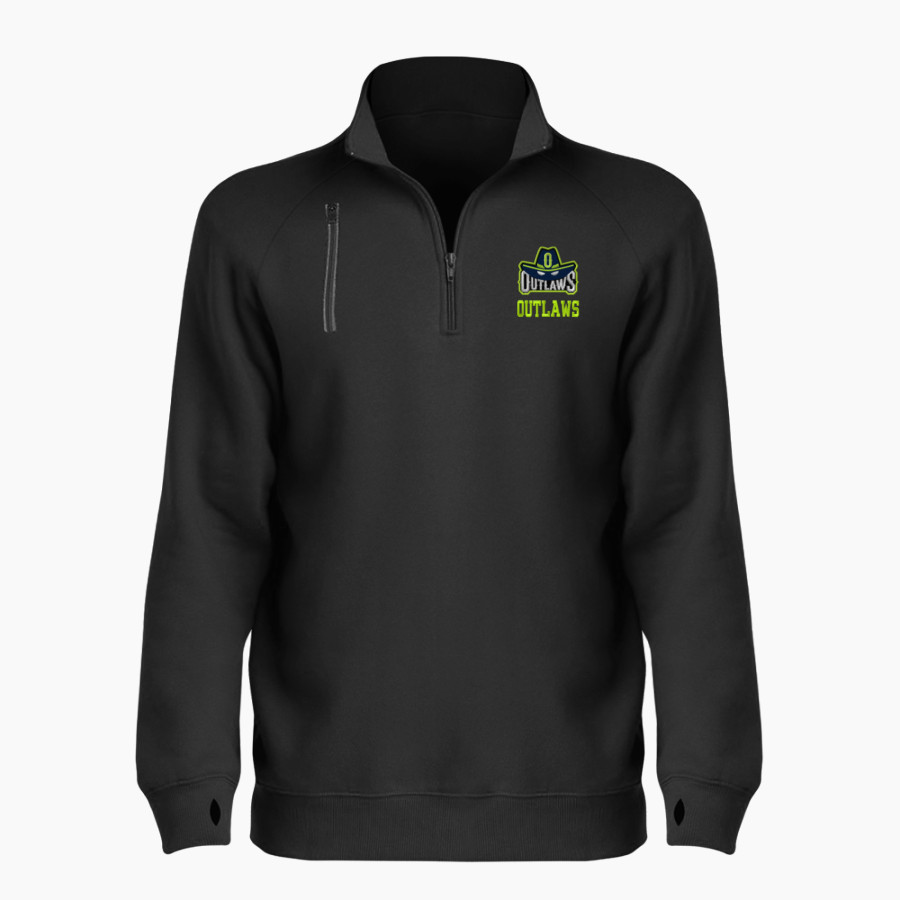 Ocean State Outlaws Outlaws <span class="pdp-name-mascot">Ocean State Outlaws</span> BSN SPORTS Women's Cotton Rich Fleece 1/4 Zip