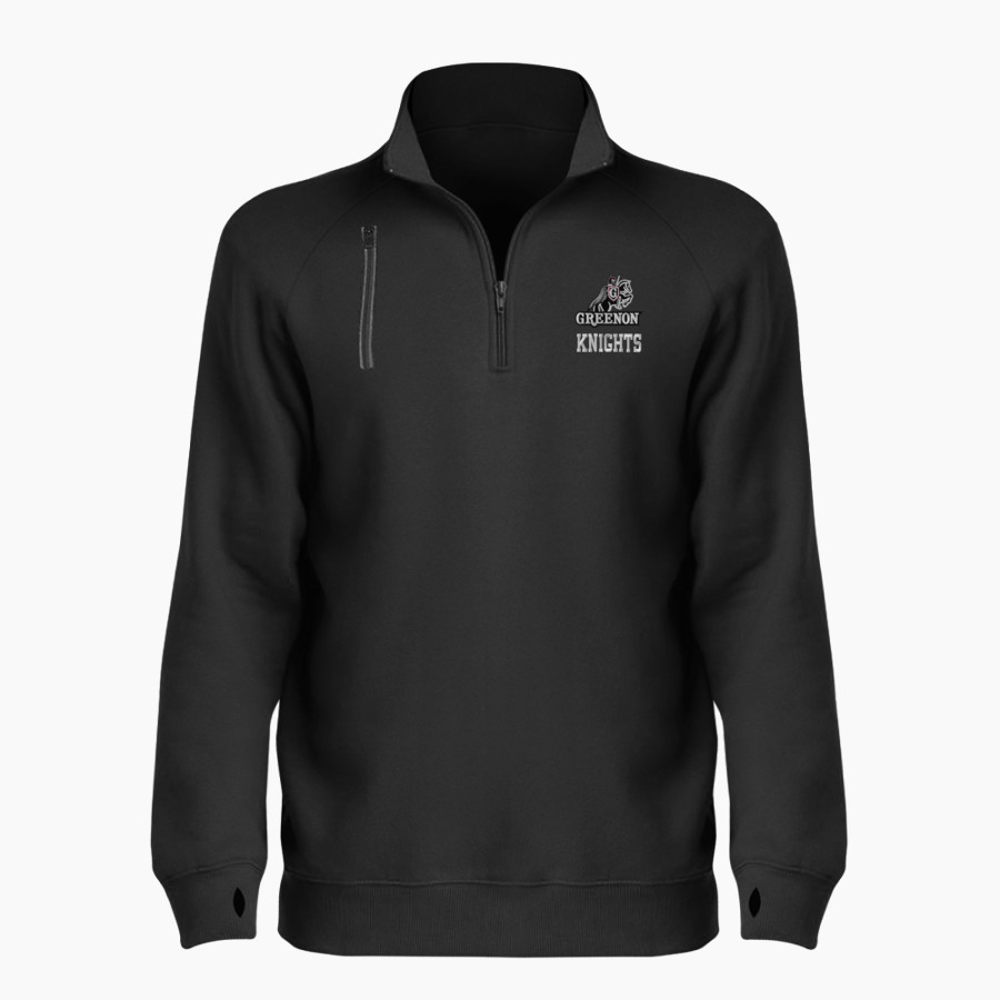 GREENON HIGH SCHOOL KNIGHTS <span class="pdp-name-mascot">GREENON KNIGHTS</span> BSN SPORTS Women's Cotton Rich Fleece 1/4 Zip