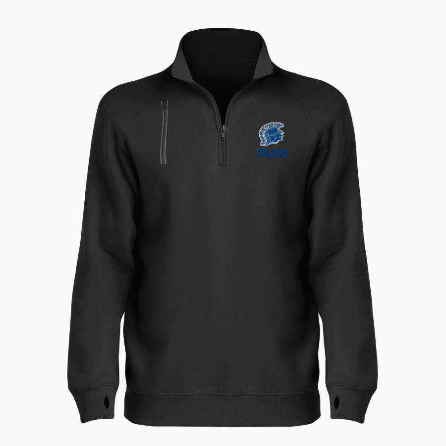 Tichenor Middle School Trojans <span class="pdp-name-mascot">Tichenor Middle School Trojans</span> BSN SPORTS Women's Cotton Rich Fleece 1/4 Zip