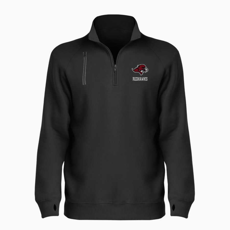 Benedictine University Mesa Redhawks <span class="pdp-name-mascot">Benedictine University Redhawks</span> BSN SPORTS Women's Cotton Rich Fleece 1/4 Zip