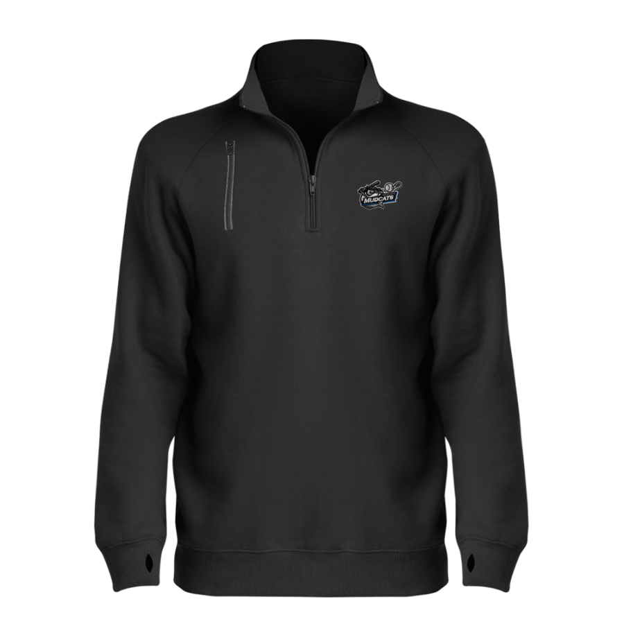 Midstate Mudcats Mudcats <span class="pdp-name-mascot">Midstate Mudcats Mudcats</span> BSN SPORTS Women's Cotton Rich Fleece 1/4 Zip